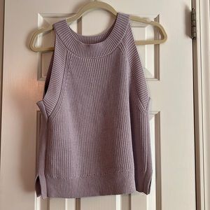 Gianni Bini Lavendar sleeveless sweater. Perfect for spring!